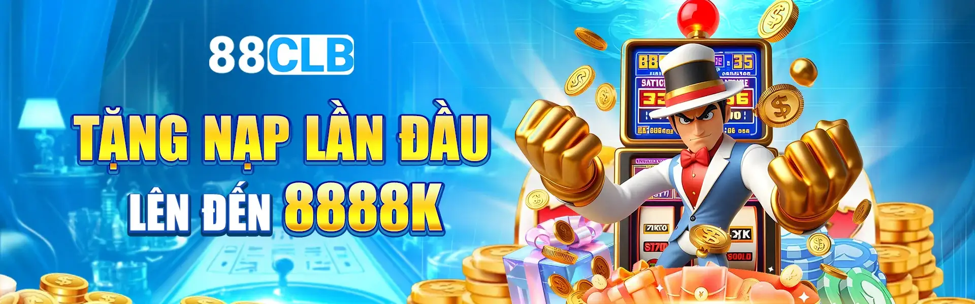 88CLB TẶNG NẠP LẦN ĐẦU LÊN ĐẾN 888K